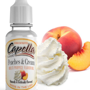 Peaches_and_Cream_flavor_capella_diy_liquids_usa_vapexperts_13ml