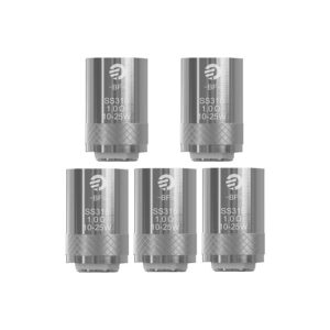 authentic-joyetech-bf-ss316-replacement-coil-heads-for-cubis-tank-silver-10-ohm-1025w-5-pcs